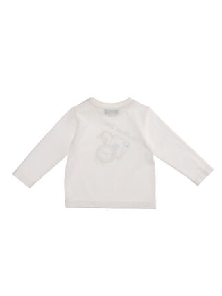 Jersey T-shirt with watch print