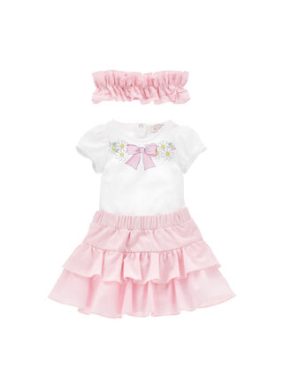 Skirt set with accessories