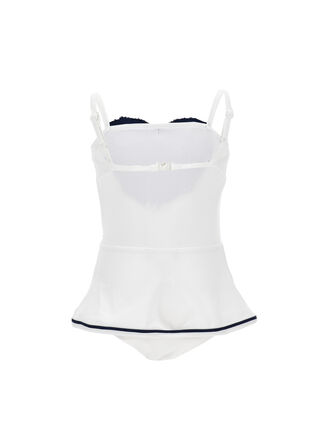 One-piece swimsuit with heart