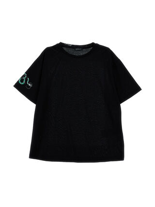 Embroidered Snake T-Shirt