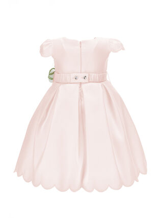 Платье из микадо с фестонами