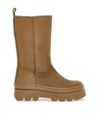 Nappa and nubuck boots