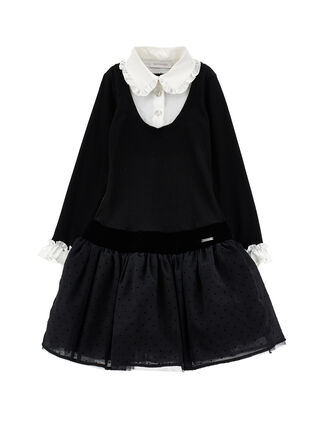 Bon Ton dress with button collar