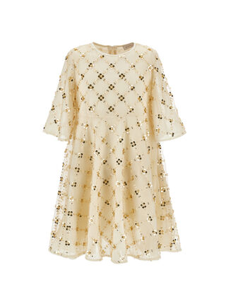 Платье из тюля с пайетками