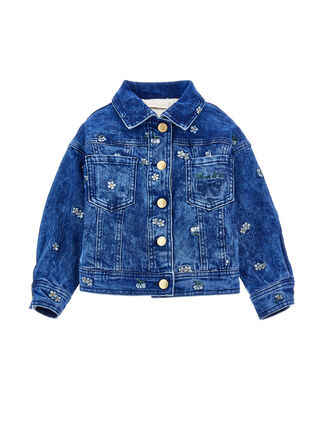 Giacchino jeans con peluche