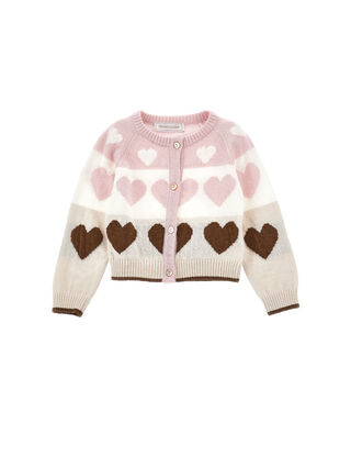 Super-soft hearts cardigan