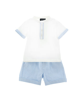 Korean shirt and shorts set