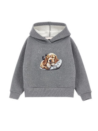 Толстовка с капюшоном с люрексом