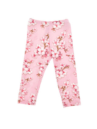 Peach Blossom Print Leggings