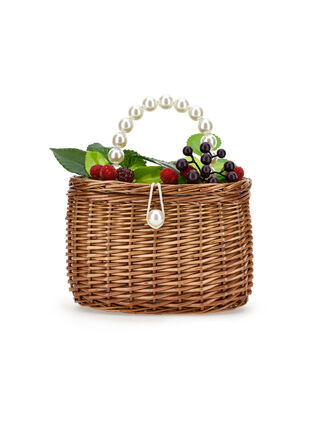 Плетеная сумка-сундук