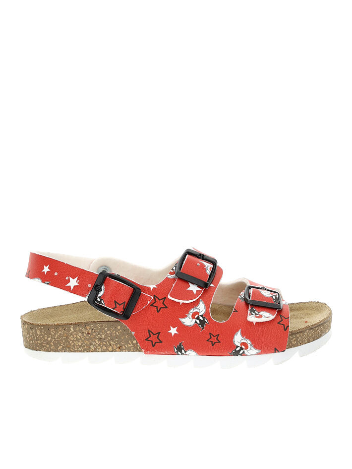 Monnalisa Boys Shoes Sandals Sylvester coated fabric sandals 