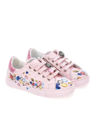 Кроссовки со стразами и камнями