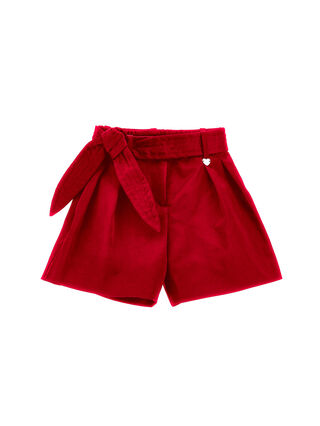 Duchesse Bermuda shorts with belt