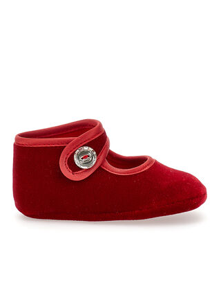 Velvet baby shoes