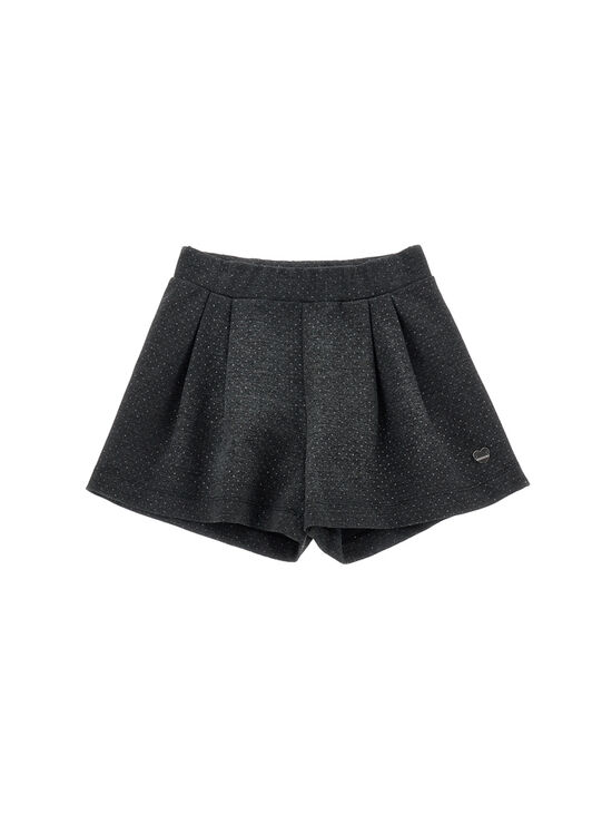 Glitter polka dot Bermuda shorts