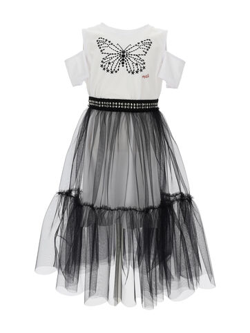Cotton Tulle Dress