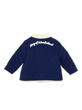 Quilted velvet jacket