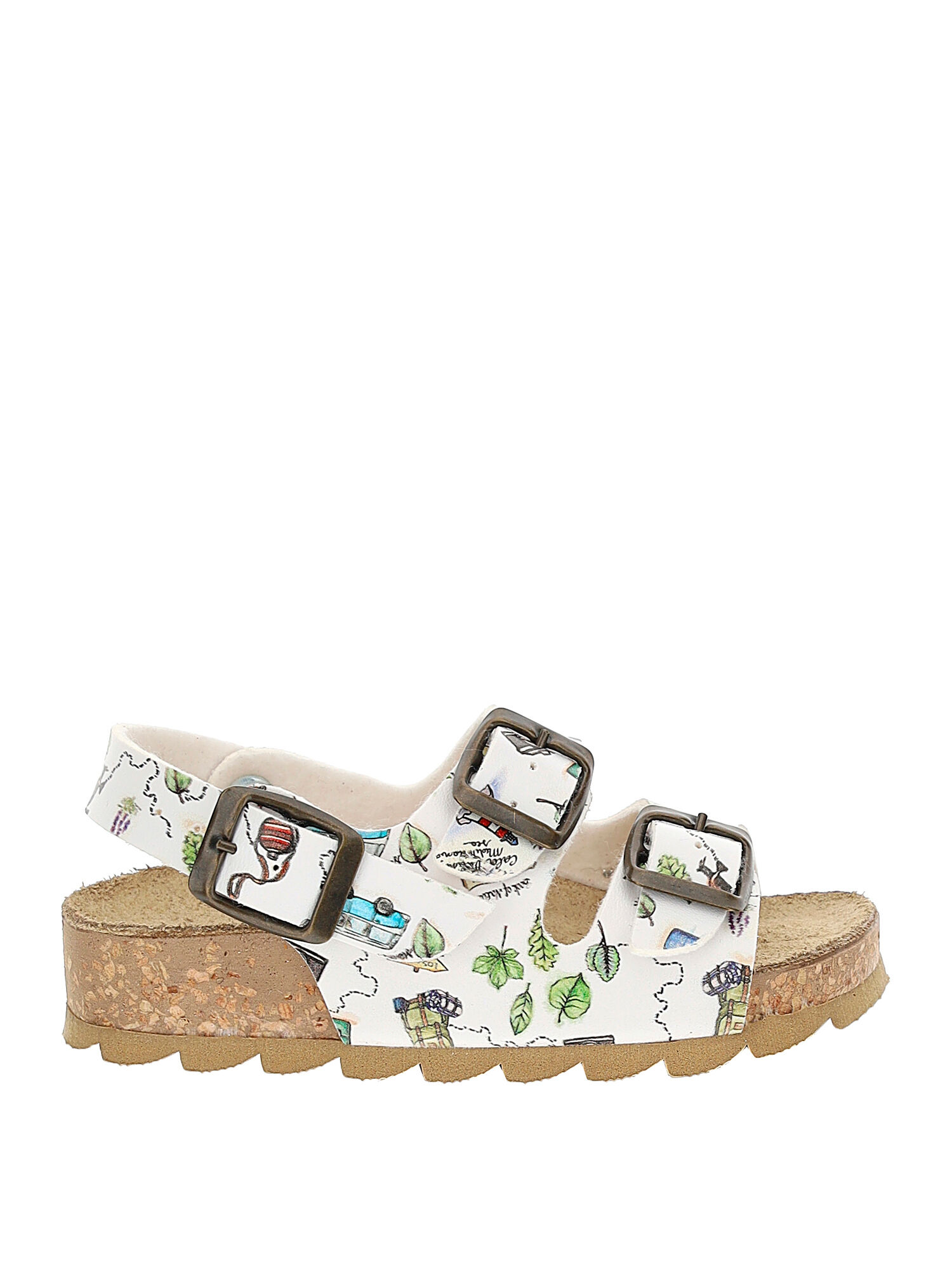 Sandali sportivo tessuto spalmato stampato Monnalisa Bambino Scarpe Sandali Sandali sportivi 