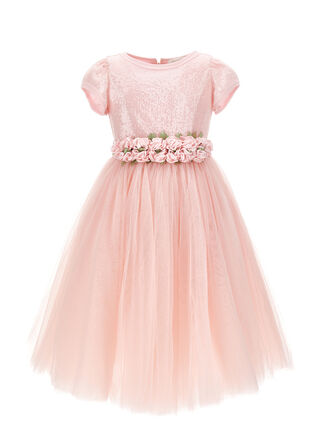 Light tulle sequin dress