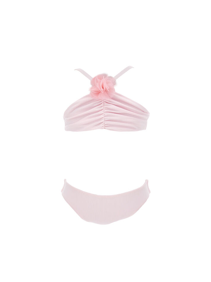 Monnalisa floral-print bikini set - Pink