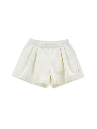 Glitter polka dot Bermuda shorts