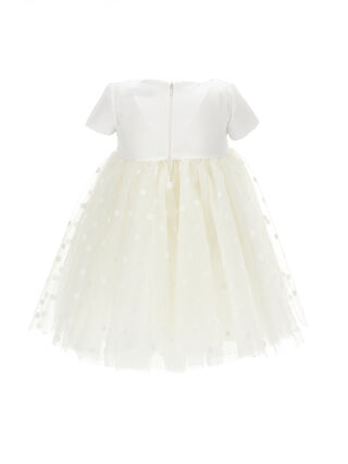 High-waisted tulle dress