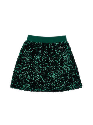Mini skirt with sequins