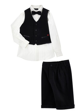 Two-piece seersucker suit