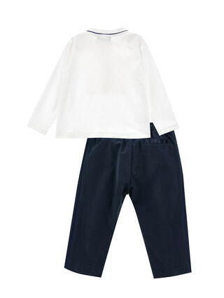 Elegant frosted satin set