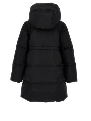 Genuine down long nylon down jacket