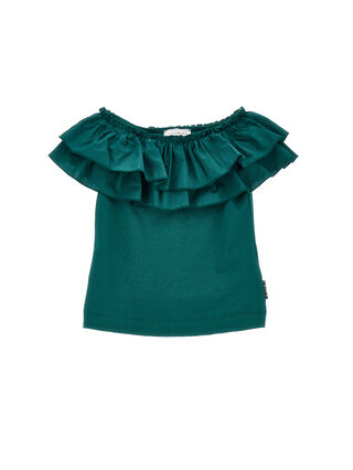 Jersey T-shirt with maxi trim