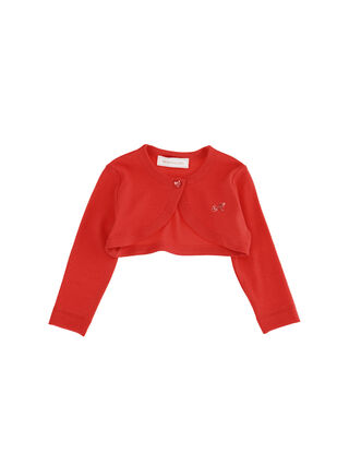 Crepe cotton cardigan