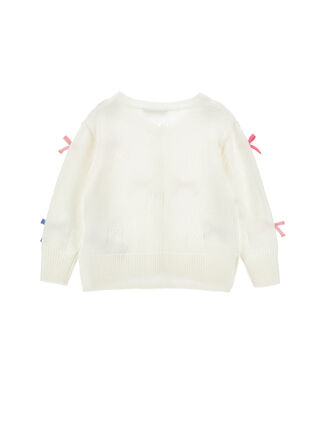 Cardigan with bows