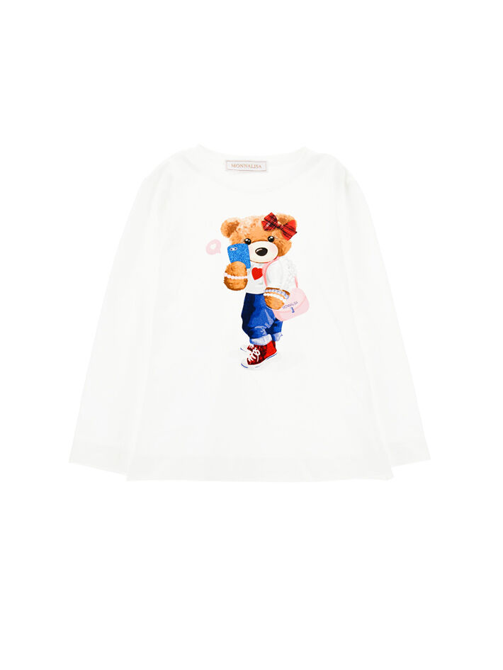 Monnalisa Bambina Abbigliamento Top e t-shirt T-shirt Polo Polo con pettorina 