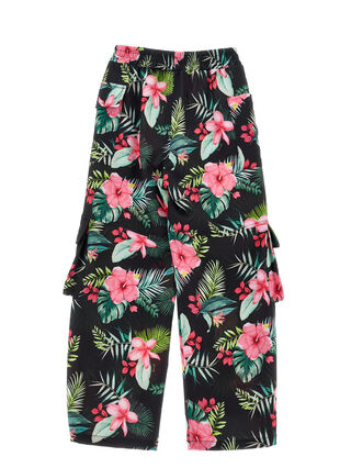 Pantalone cady stampa jungle