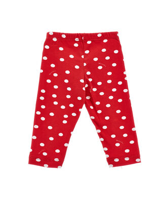 Legging jersey à pois