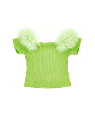 Viscose tulle top