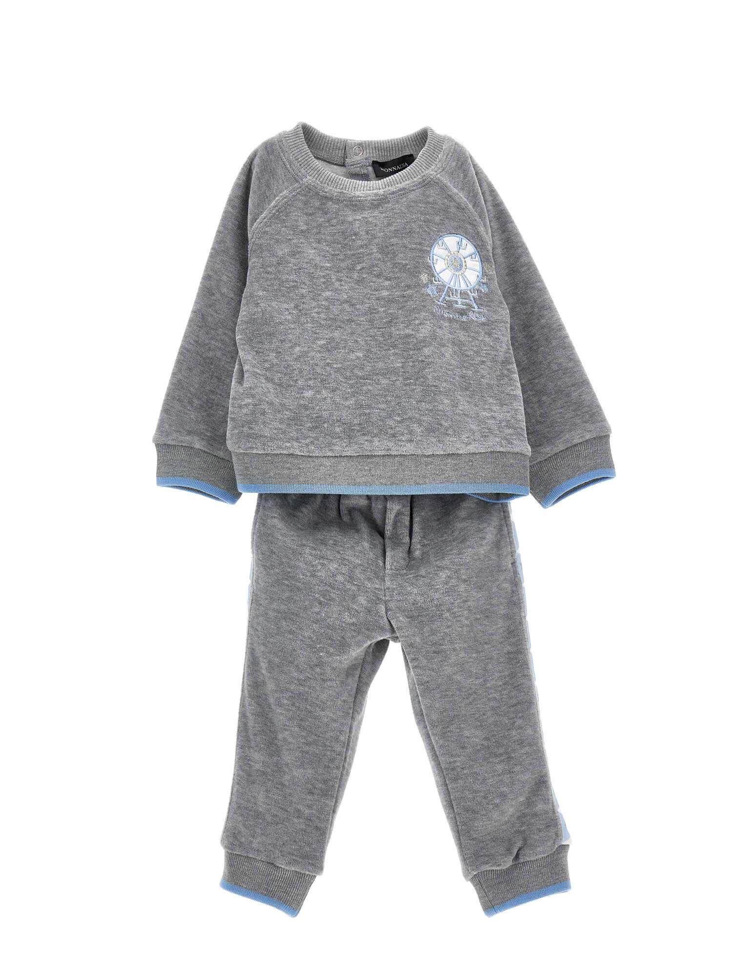 Two piece chenille tracksuit boy Monnalisa United States