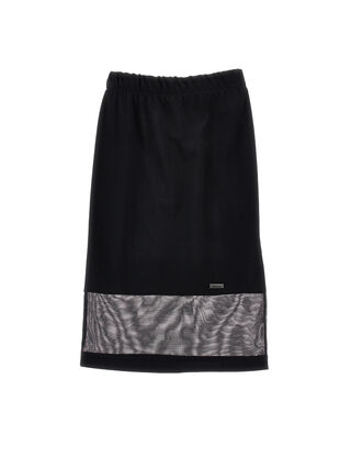 Viscose longuette skirt