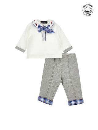 Conjunto de 2 piezas con pajarita