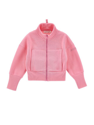 Открытая толстовка с вышитым логотипом