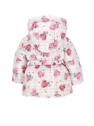 Technical fabric padded coat