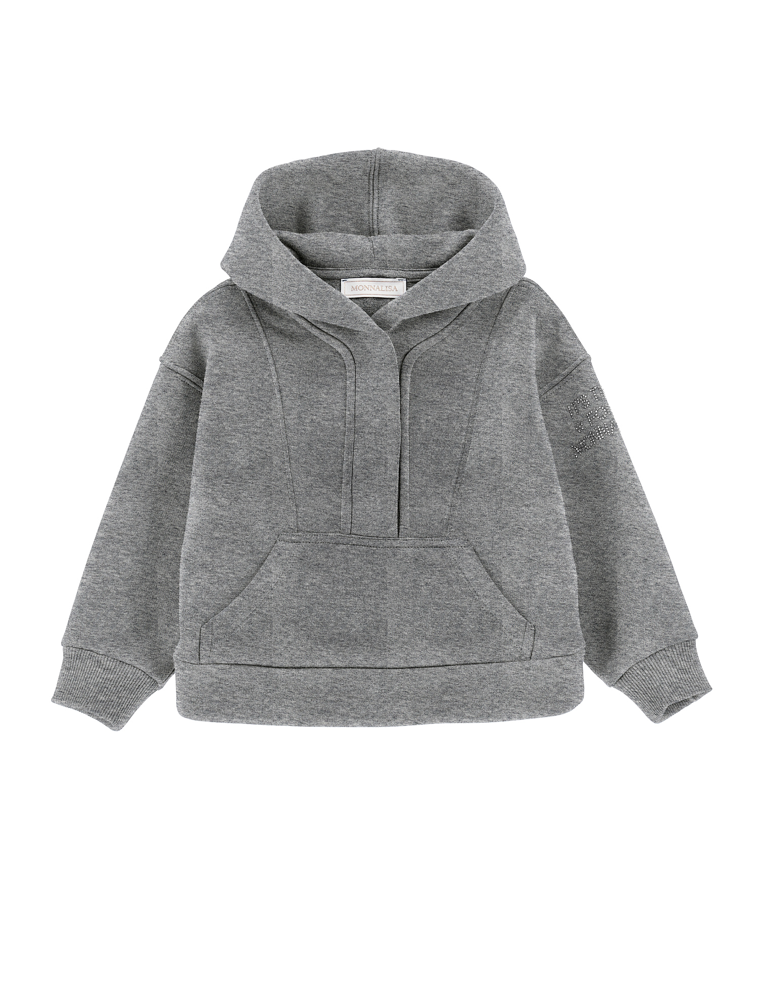 Monnalisa Hoodie In Grey