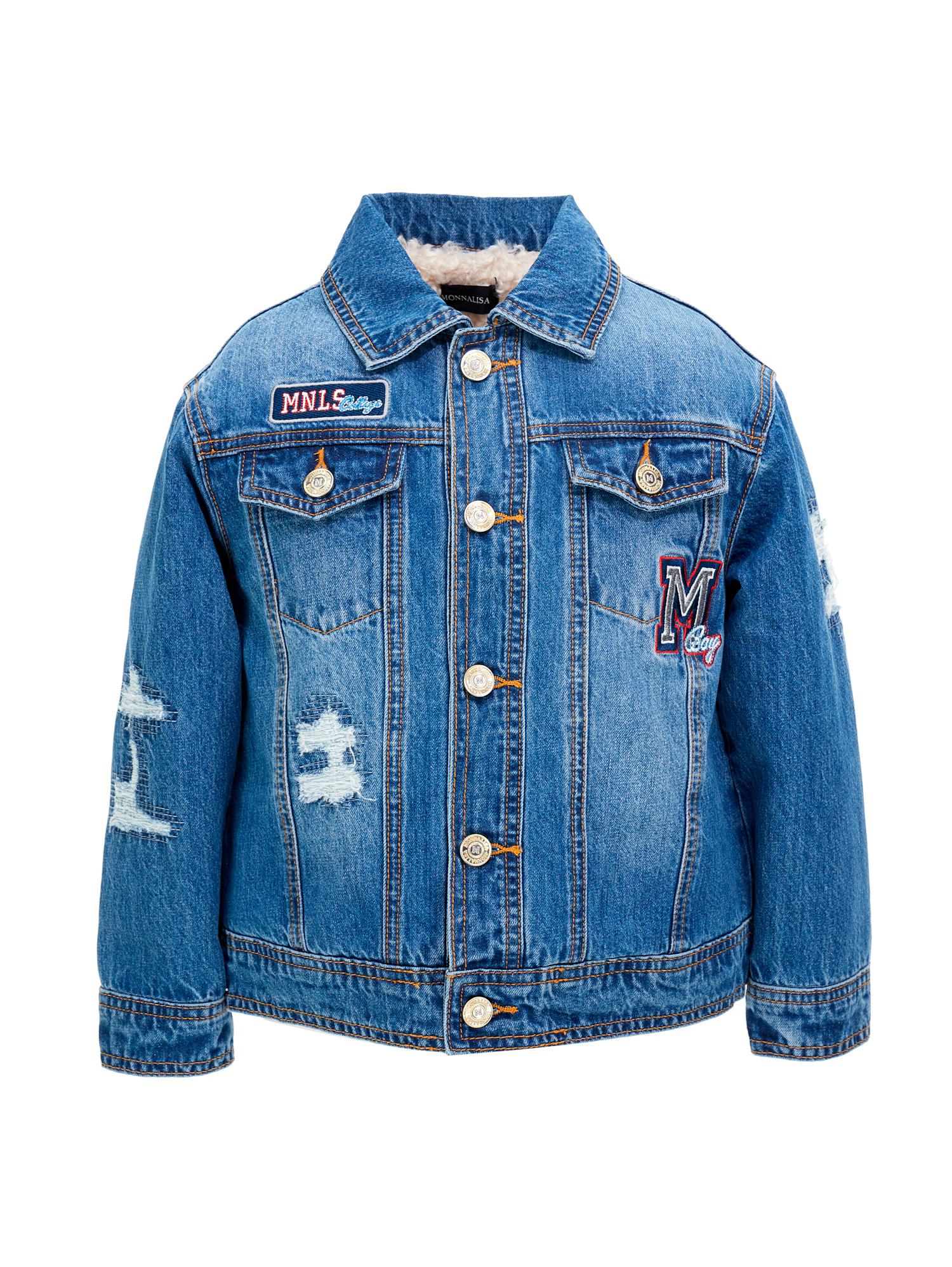 Monnalisa Giubbotto jeans patch