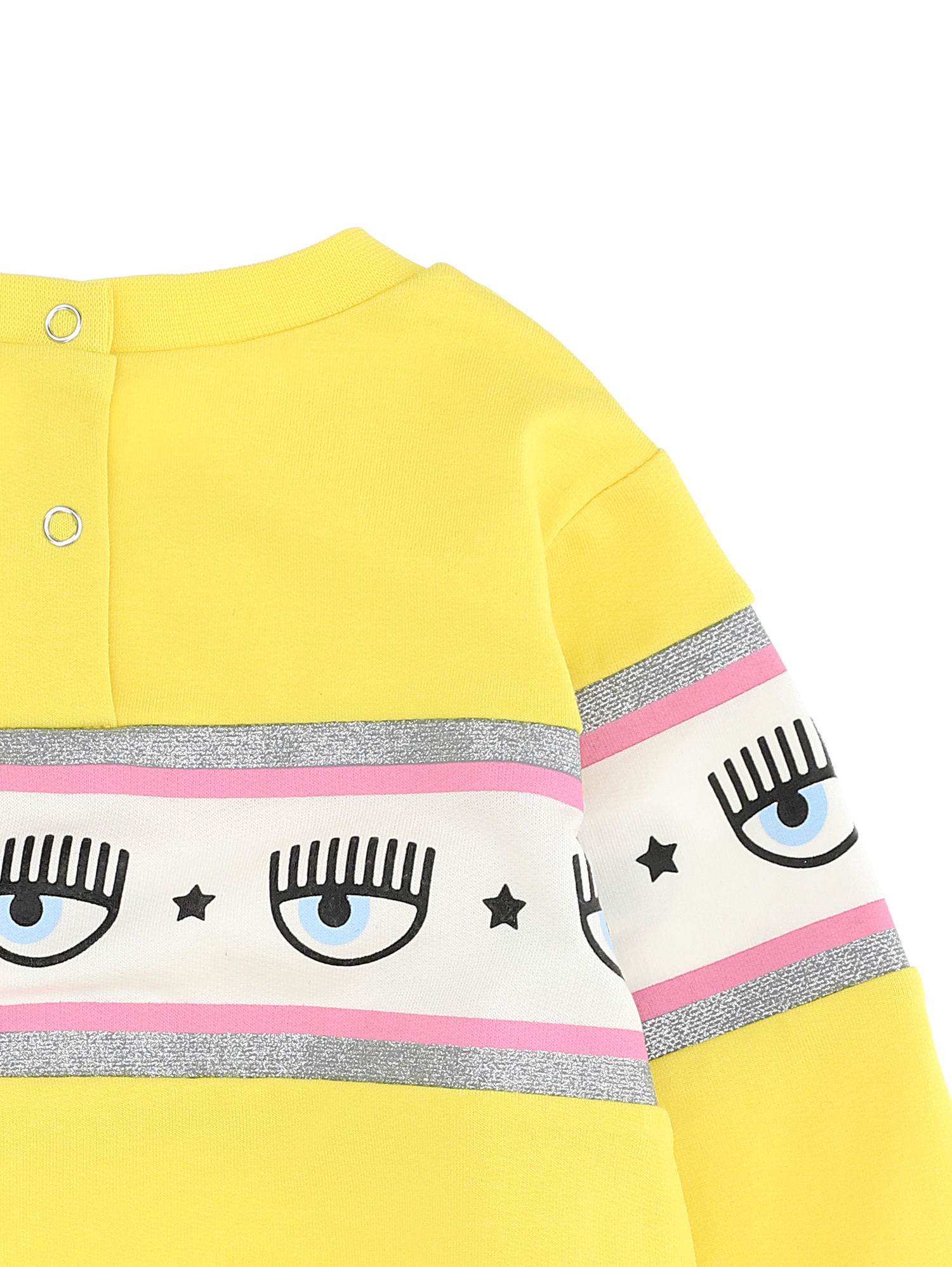 Shop Chiara Ferragni Maxi Logomania Sweatshirt In Blazing Yellow
