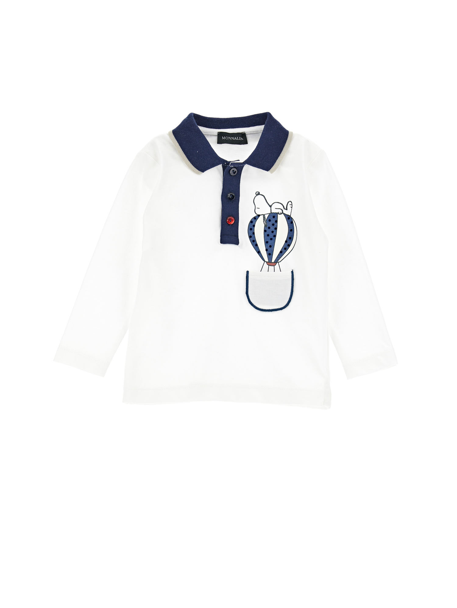 Monnalisa Polo cotone Snoopy