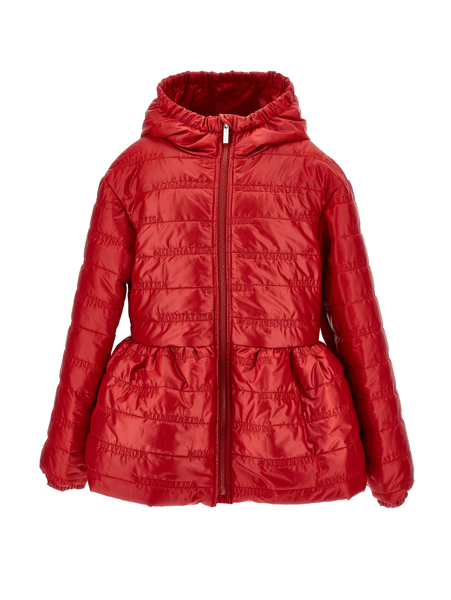 Monnalisa Quilted Extralight Jacket In Red