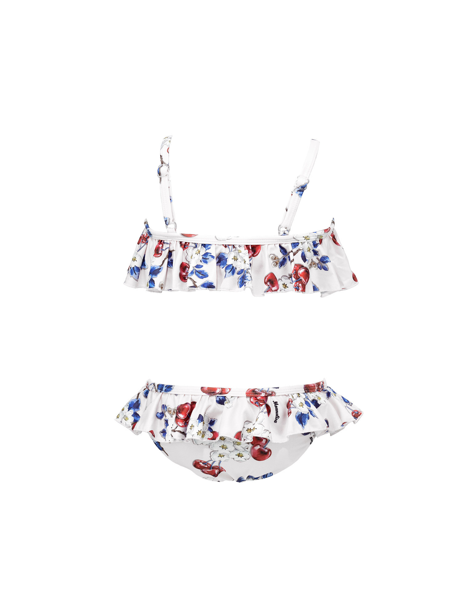 Monnalisa botanical-print bikini - Black
