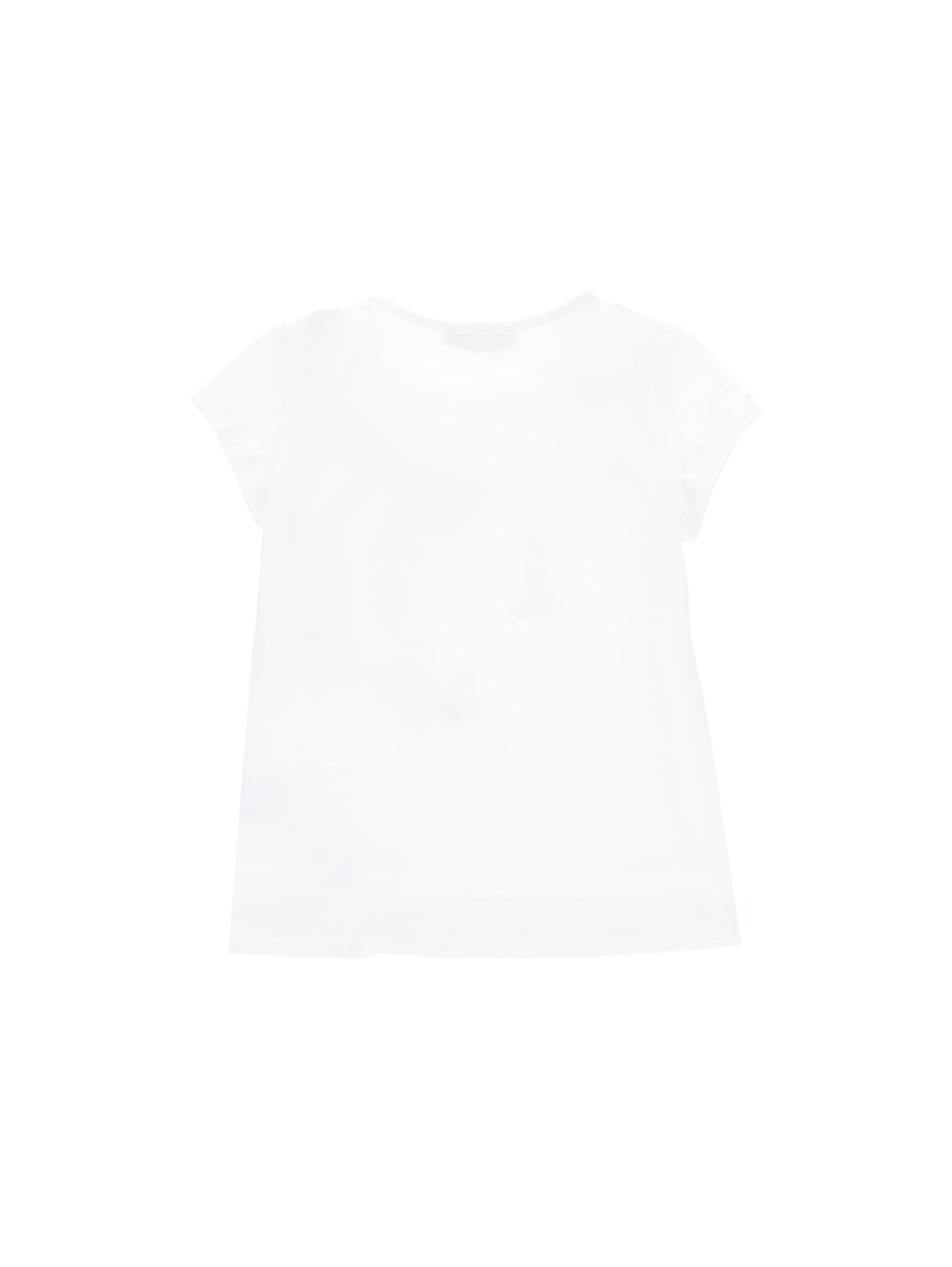 Shop Monnalisa Necklace Print T-shirt In White