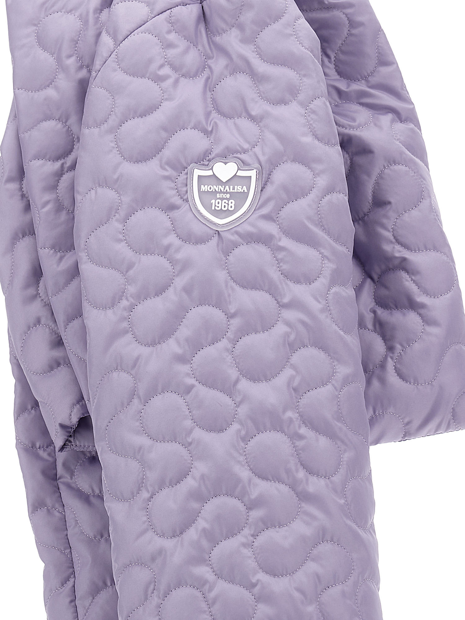 Monnalisa Extra Light Quilted Jacket In Wisteria